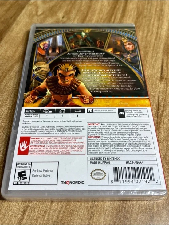 NEW SEALED Sphinx and the Cursed Mummy Nintendo Switch Game - Picture 2 of 3